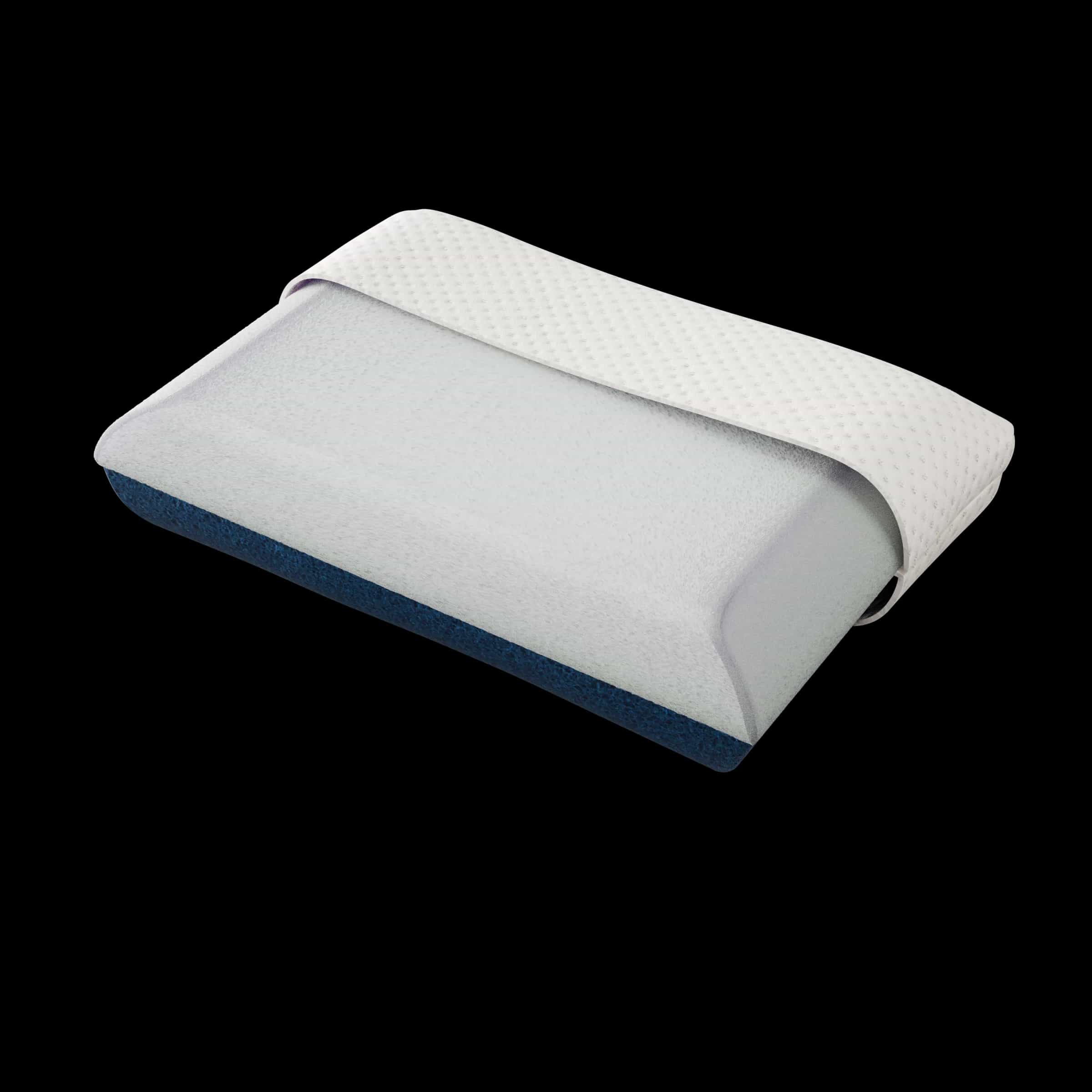 Poduszka dwustrefowa 60x40 cm SPIN Memory Foam+PU | Sen4You