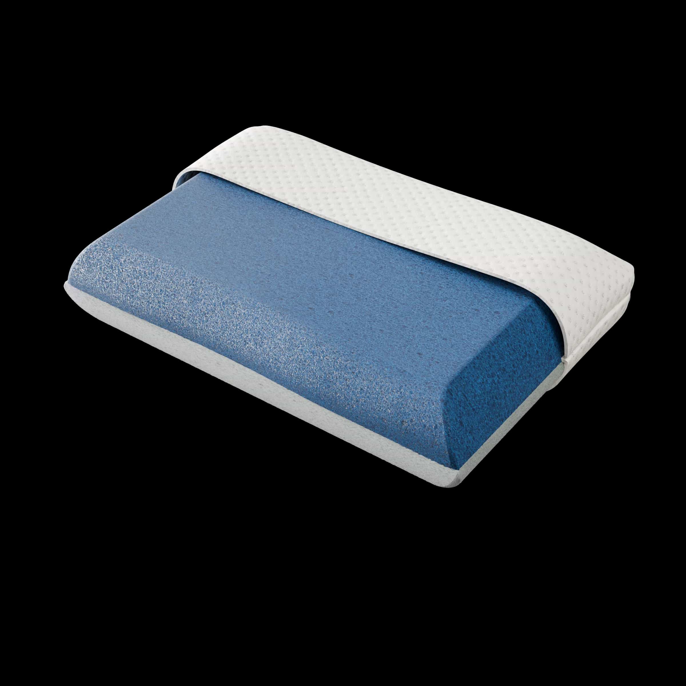 Poduszka dwustrefowa 60x40 cm SPIN Memory Foam+PU | Sen4You