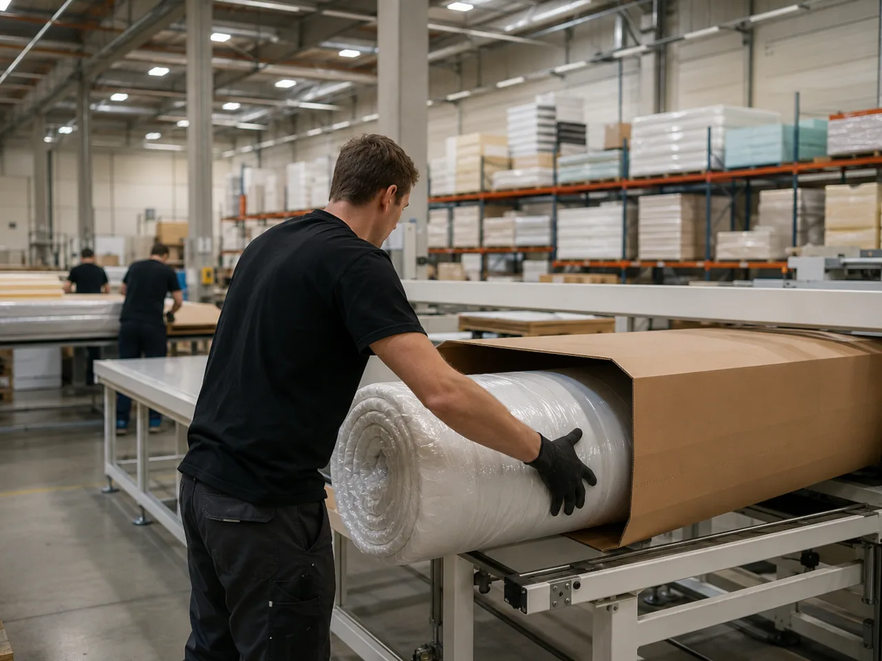 Jak powstaje materac Sen4You — od pianki do pudełka