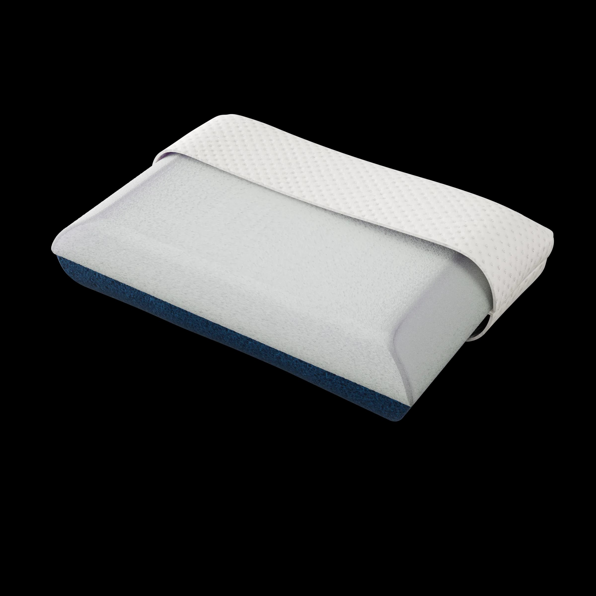 Poduszka dwustrefowa 60x40 cm SPIN Memory Foam+PU | Sen4You