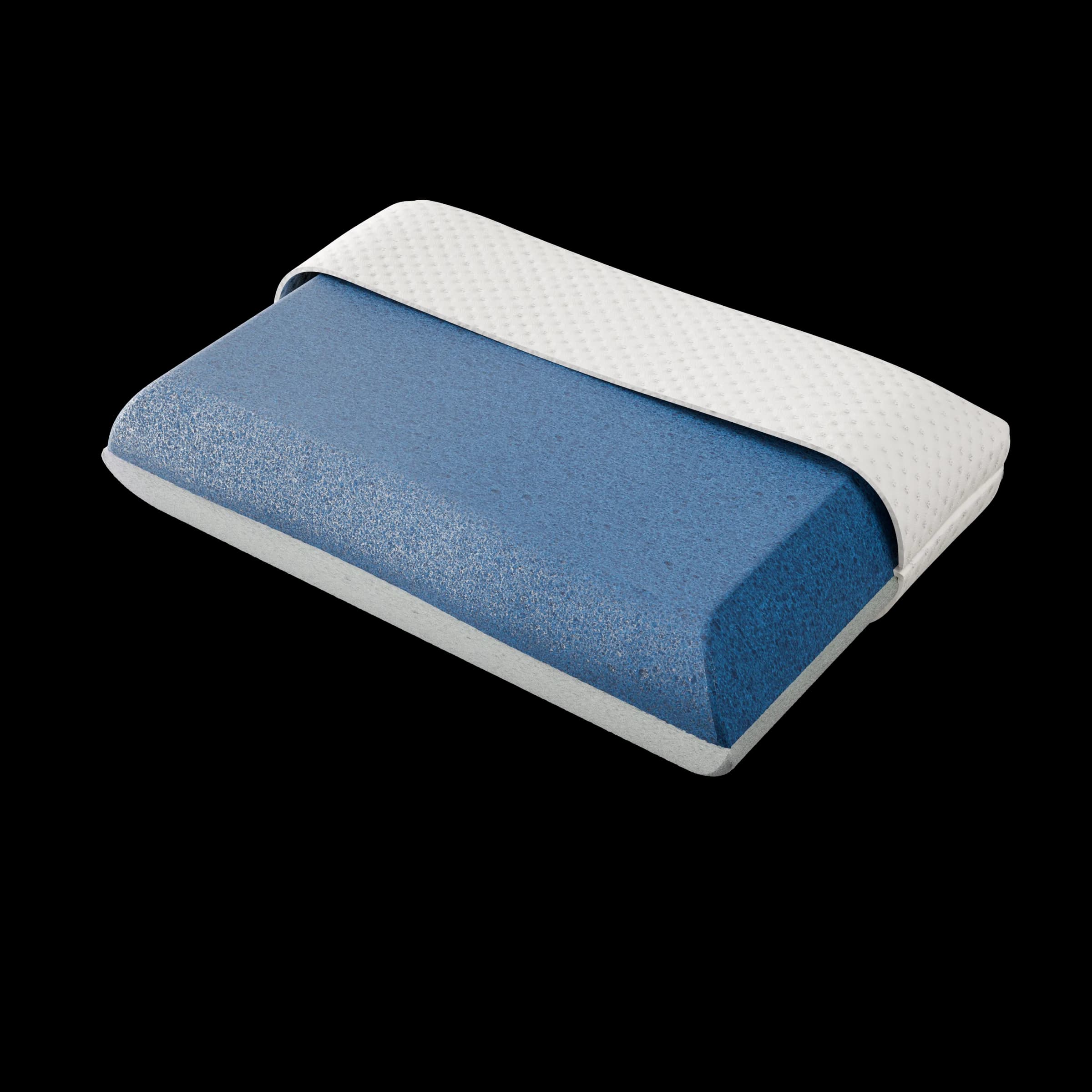 Poduszka dwustrefowa 60x40 cm SPIN Memory Foam+PU | Sen4You